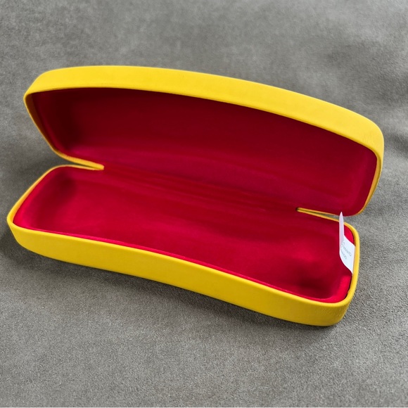 RAY-BAN YELLOW HARD SHELL CASE EYEGLASSES/SUNGLASSES CASE *READ* - Picture 4 of 15